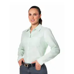 LEC LEE - Blusa con Cuello Camisero para Mujer