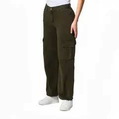 LEC LEE - Jeans Cargo Wide Leg para Mujer
