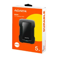 ADATA - Disco Duro Externo 5tb Antigolpes HD330 Usb Negro