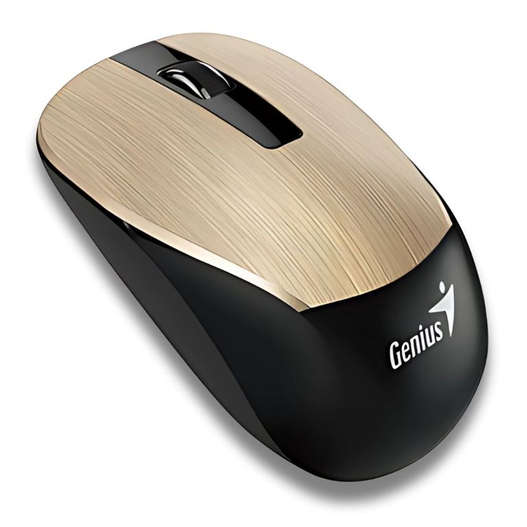 Imagen de Mouse Inalambrico Nx-7015 Dorado