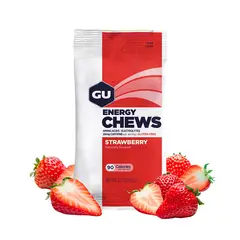 GU - Gomas caja x 12 unidades de Fresa con cafeína 20 mg