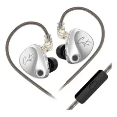 KZ - Audífonos Castor Silver Monitores In Ear Con microfono