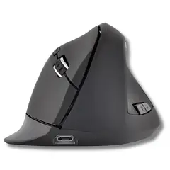 DELUX - MOUSE ERGONOMICO RECARGABLE MIJR-023 GRIS NEGRO
