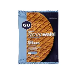 GU - Waffles caja x 16 unidades Frutos del bosque sin cafeína