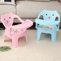 GENERICO - Silla Infantil de Comedor con Rechinador Integrado Nuevo