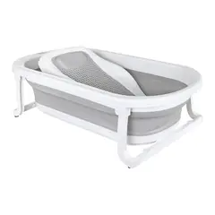HAPPY BABY - Bañera Plegable con alzador Wanda Gris
