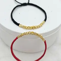 DIBESENSI JOYERIA - COMBO PULSERAS ITALY-CANUTILLO 4-5MM EN ORO LAMINADO 18K