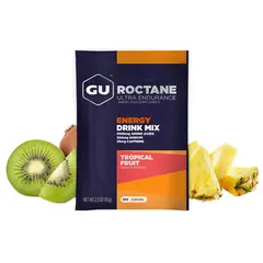 GU - Drink Mix Caja x 10 unidades Frutos Tropicales cafeína 35 mg