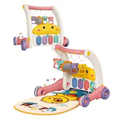 MULTIPLACE COLOMBIA - Gimnasio Andadera y movil 3en1 para bebes Importado Rosado
