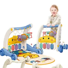 MULTIPLACE COLOMBIA - Gimnasio Andadera y movil 3en1 para bebes Importado Azul