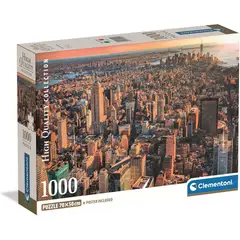 CLEMENTONI - Rompecabezas 1000 Piezas Nueva York Estados Unidos