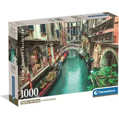 CLEMENTONI - Rompecabezas 1000 Piezas Canal de Venecia Italia
