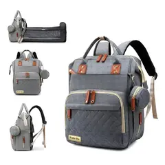 GENERICO - Pañalera Tipo Morral 3en1 Cunita Cambiador Para Bebe