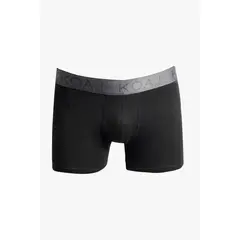 KOAJ - Bóxer brief-medio negro en algodón con tiro medio Hombre