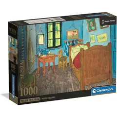 CLEMENTONI - Rompecabezas 1000 Piezas Arte El Dormitorio Van Gogh