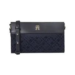 TOMMY HILFIGER - Bolso azul cruzado IM Latam Jacquard