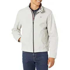 TOMMY HILFIGER - Chaqueta beige De Cierre Frontal TH