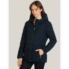 TOMMY HILFIGER - Chaqueta azul plegable acolchada