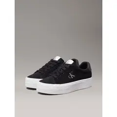 CALVIN KLEIN - Tenis multicolor de ante de plataforma