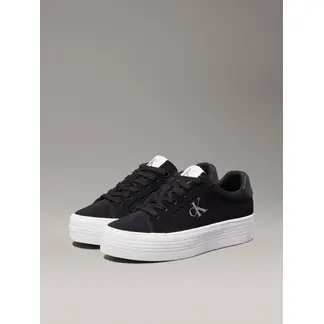 CALVIN KLEIN - Tenis multicolor de ante de plataforma