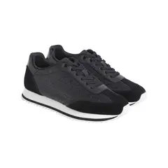 CALVIN KLEIN - Tenis negro deportivos runner con monograma