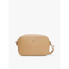 TOMMY HILFIGER - Bolso beige con monograma TH