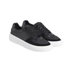 CALVIN KLEIN - Tenis negro con logo