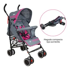 PRIORI - Coche paseador bebé Veneto Line Rosa