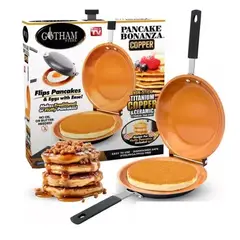 GENERICO - Sartén Doble Gotham Steel Antiadherente Cocina