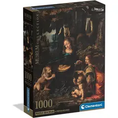 CLEMENTONI - Rompecabezas 1000 Piezas Arte La Virgen De Las Rocas Adultos