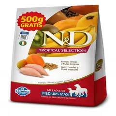 CATLIKE - N&D Tropical Dog Adulto Medianos Y Grandes Pollo 2kg