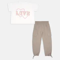 BUBBLE GUMMERS - Conjunto Para Niña Bubblegummers Natural Niza