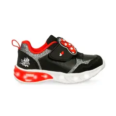 DISNEY - Tenis Infantil Para Niña Licenses Negro-Rojo Luciana L