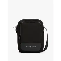 TOMMY HILFIGER - Bolso negro reporter TH Business con logo metálico