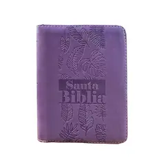 SBC - Biblia mediana RVR Letra Grande PJR Color Lila Con Ayudas Digitales