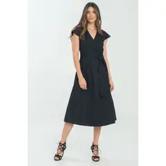 RAGGED - Vestido midi khaylee Azul oscuro