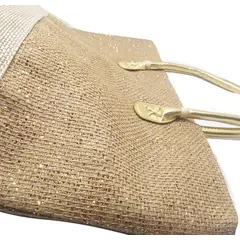 GENERICO - Cartera Tropical En Tejido En Yute