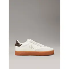 CALVIN KLEIN - Tenis blanco classic de cuero