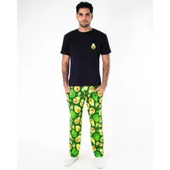 NERAKO - Aguacate Camiseta Negra Unisex Hombre