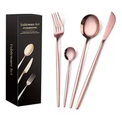 GENERAL - CUBIERTOS ELEGANTES PARA EVENTOS REUNIONES SET POR 24 UN