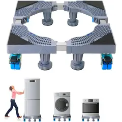 ONE PIXEL - Soporte De Lavadora Nevera Móvil Con Ajuste De Medida Ergonómica