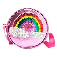 GENERICO - Bolso Circular Arcoiris Para Niñas