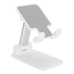 GENERICO - Soporte Plegable De Escritorio Para Teléfono Y Tablet - BLANCO