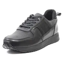 VIAR - Tenis Cuero Para Hombre Walfer01 Negro