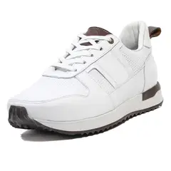 VIAR - Tenis Cuero Para Hombre Walfer Blanco