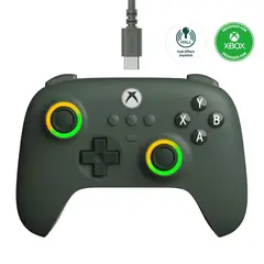 8BITDO - Control Alambrico Ultimate C para Xbox Series X-S Xbox One PC - Dark Green.