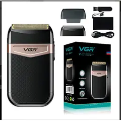 VGR - Afeitadora Shaver Corta Barba Calvo V-331 Recargable