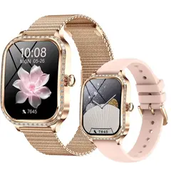 GENERICO - Smartwatch mk88 reloj inteligente para mujer con correa extra