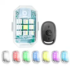 GENERICO - Luz Led Con Control Remoto Inalámbrico X2 Pcs