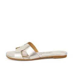VIZZANO - SANDALIA PLANA PLATA